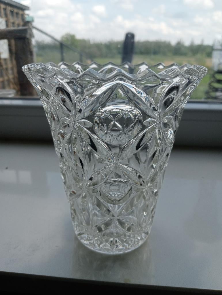 Diverse vintage glazen of kristal vazen, Ophalen of Verzenden