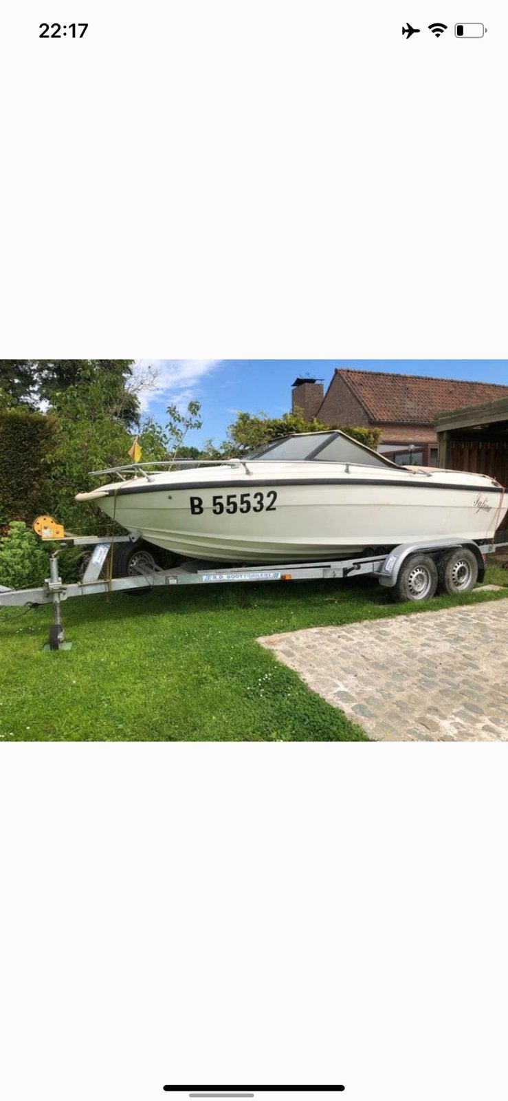 Speedboot Mercury met alle documenten, Ophalen, Zo goed als nieuw
