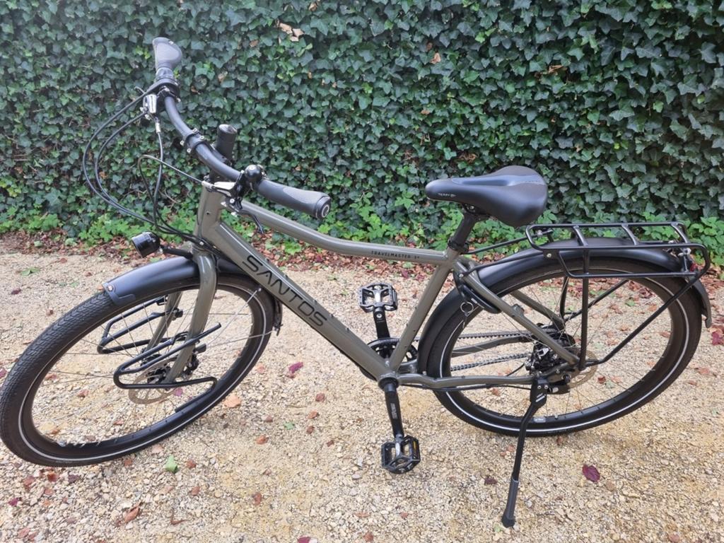 Santos travelmaster 3+ maat 49, Fietsen en Brommers, 47 tot 50 cm, Zo goed als nieuw, Schijfrem, Ophalen