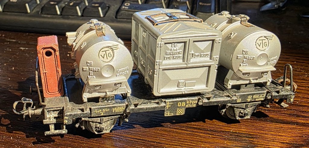 3423. Wagon transport de conteneur H0 Märklin., Enlèvement ou Envoi, Utilisé, Wagon, Märklin