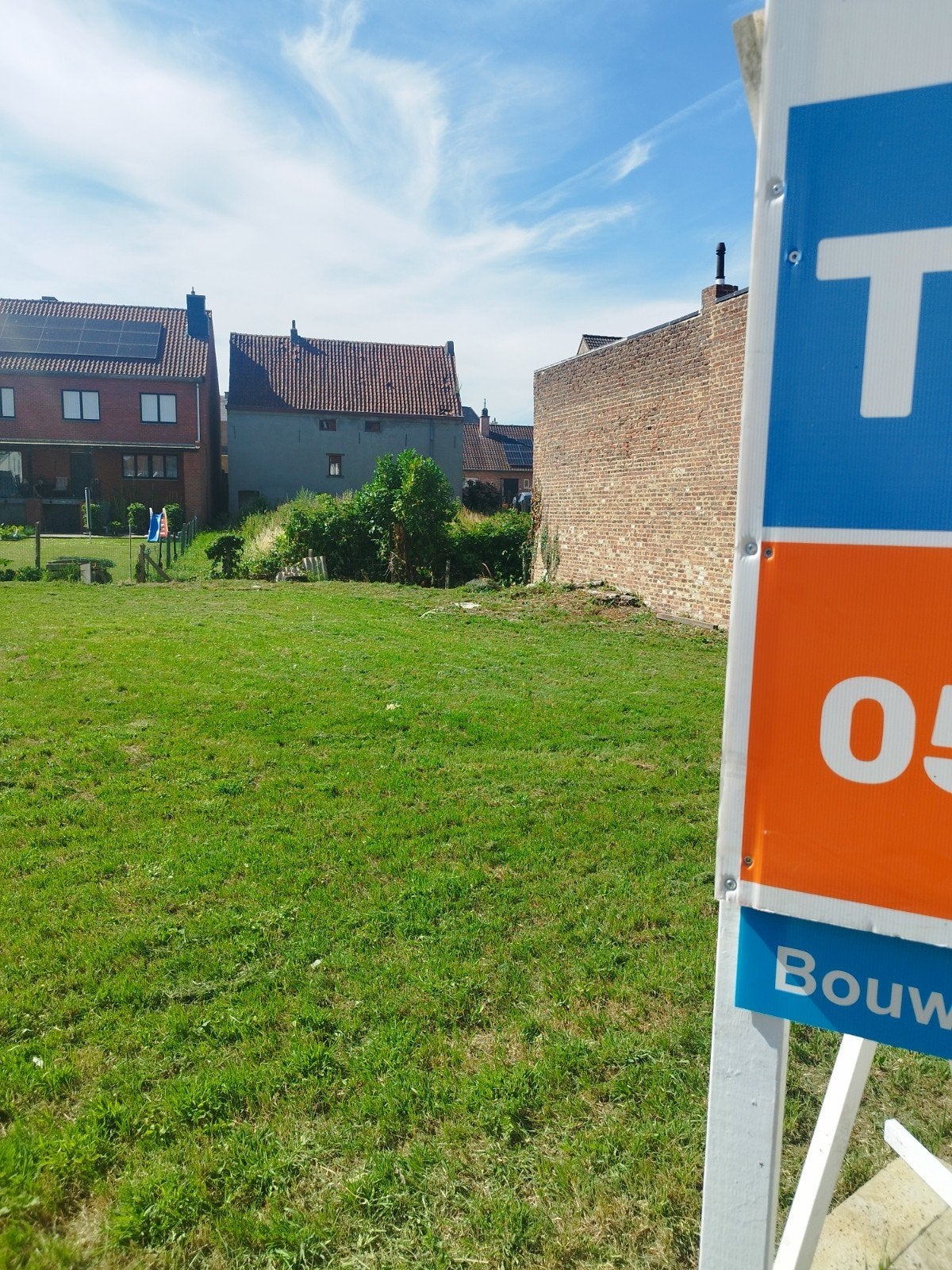 Bouwgrond Half open bebouwing Denderleeuw, Jardin & Terrasse, Enlèvement ou Envoi