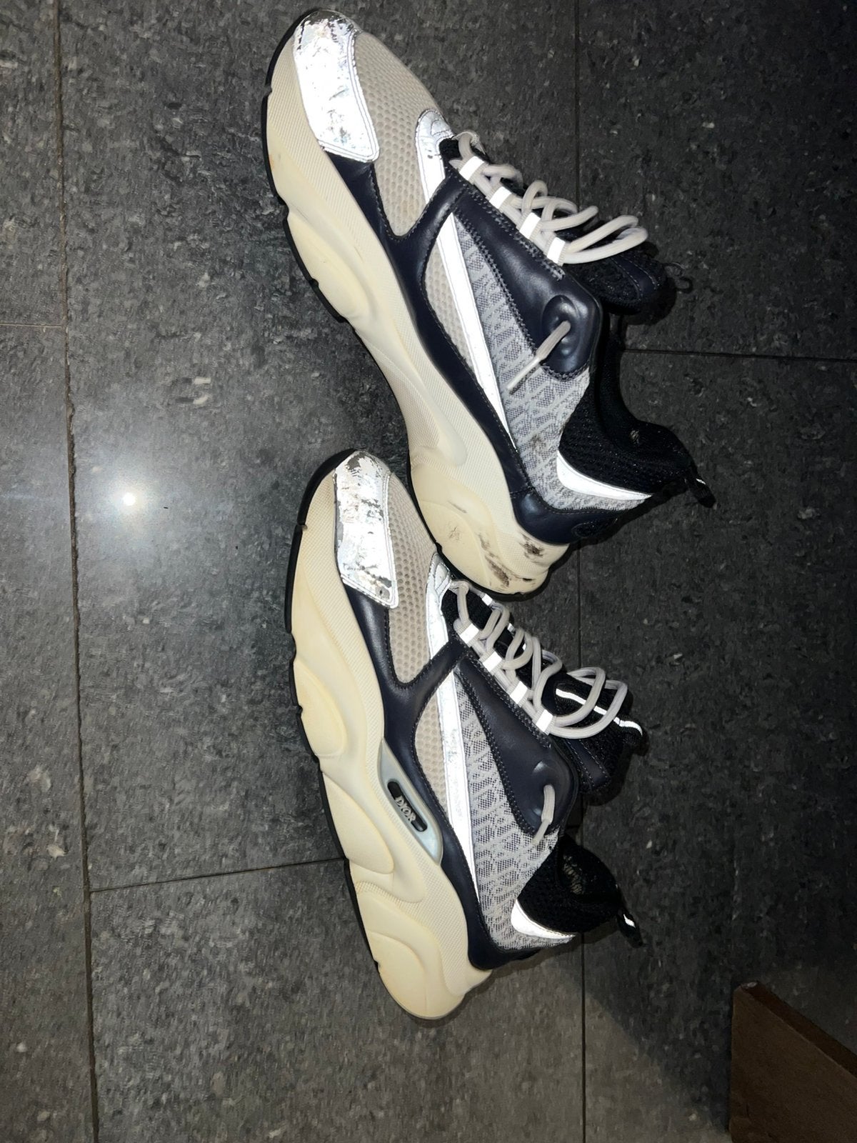 Dior b22 size 42, Blauw, Ophalen of Verzenden, Sneakers, Gedragen