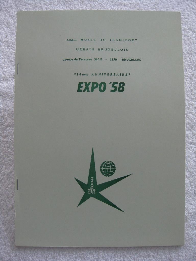 Expo 58 – STIB MIVB – MTUB - 1988, Ophalen of Verzenden, Tram