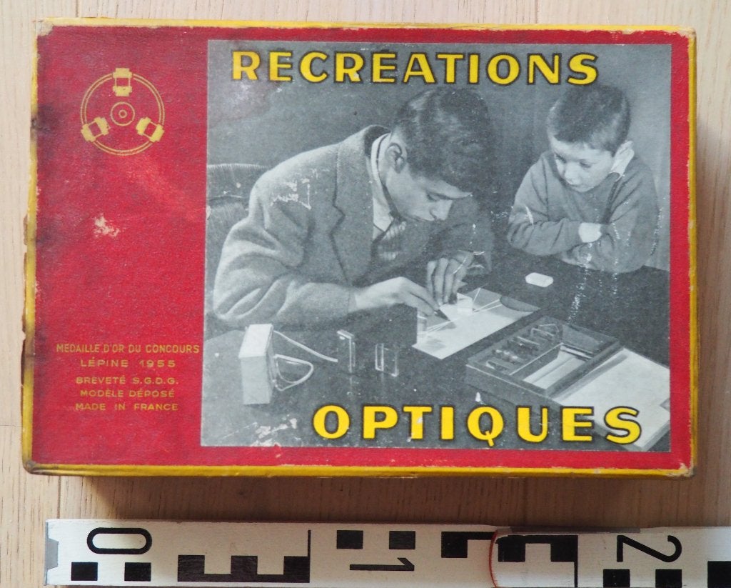 Educatieve optische experimenteer doos  1955 Cncours l'Epine, Antiek en Kunst, Antiek | Speelgoed, Ophalen of Verzenden