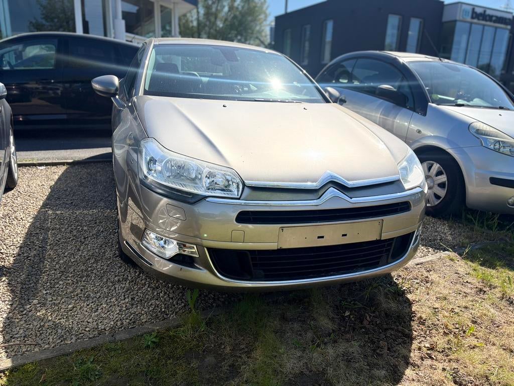 CITROEN C5 1.6 THP Exclusive/ BENZINE/ EURO5, Auto's, Voorwielaandrijving, Euro 5, Zwart, Leder en Stof