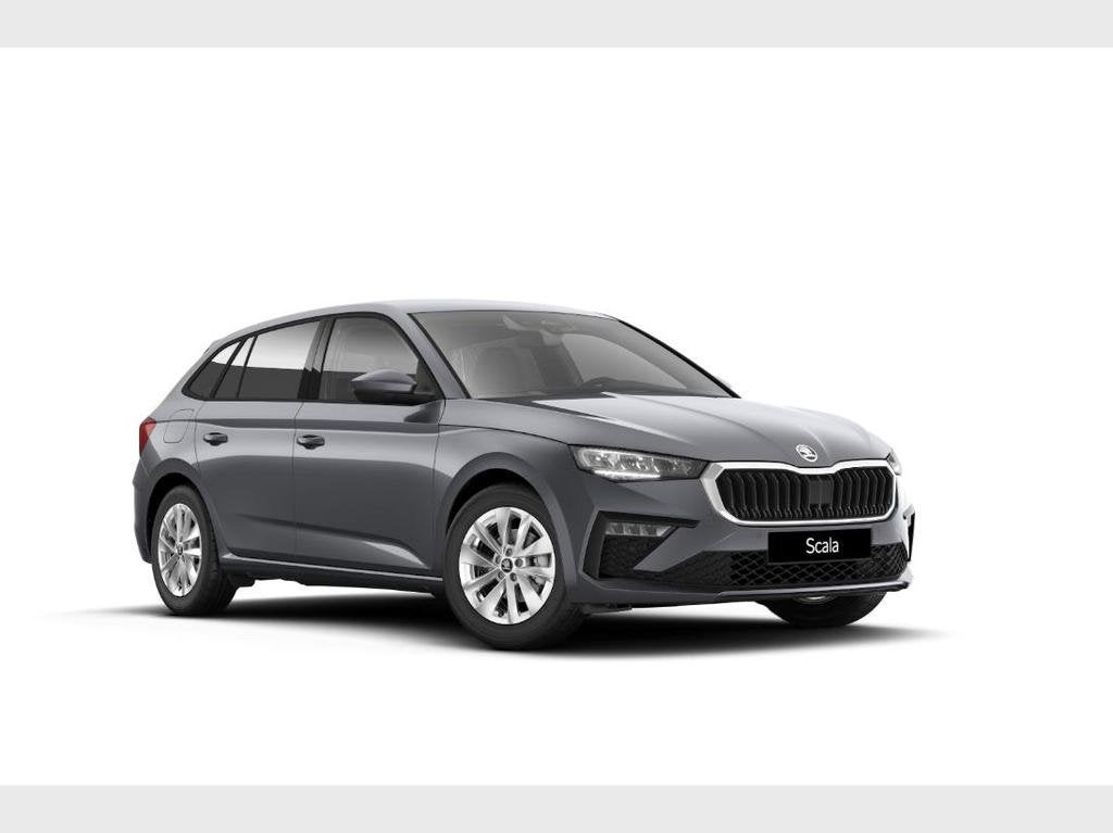 Skoda Scala Scala Family 1.0 TSI 85kW (115pk) DSG7 - 5 jaar, Auto's, Skoda, Scala, Zilver of Grijs, Stadsauto, Airbags