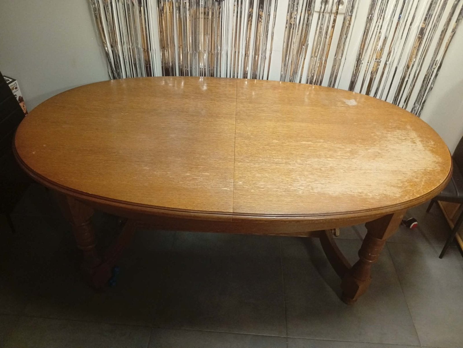 Ovale eettafel 1m80 x 1 m, Huis en Inrichting, Tafels | Eettafels, Ophalen