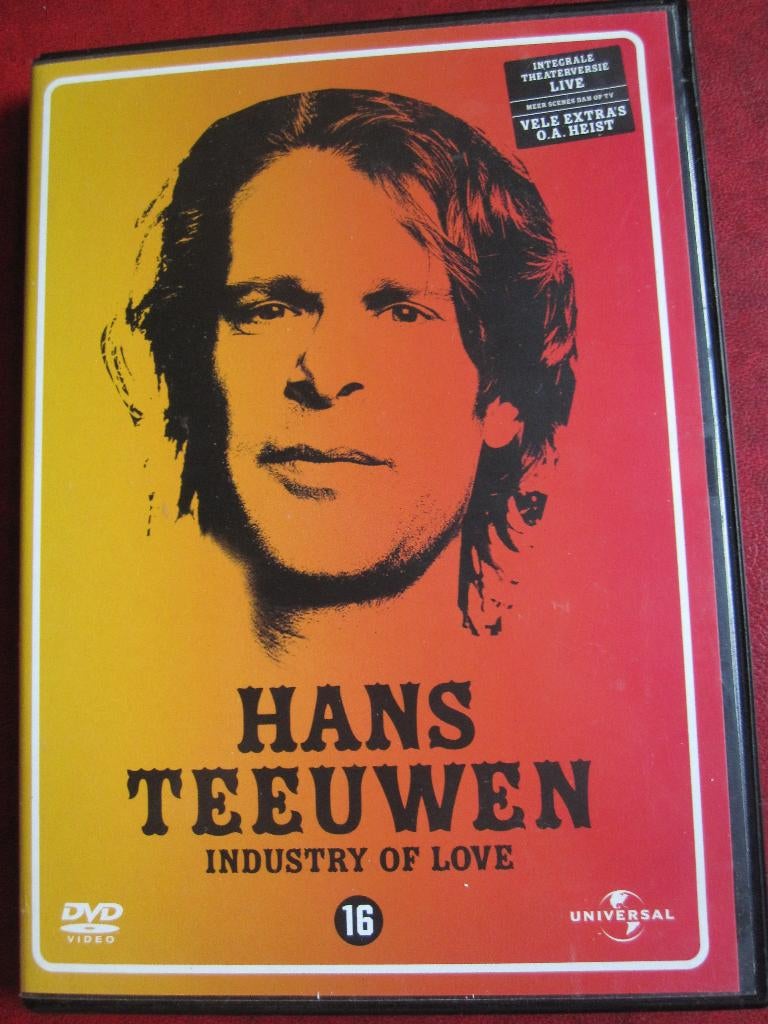 Hans Teeuwen - Industry of Love (2004), Vanaf 16 jaar, Ophalen of Verzenden, Zo goed als nieuw, Stand-up of Theatershow