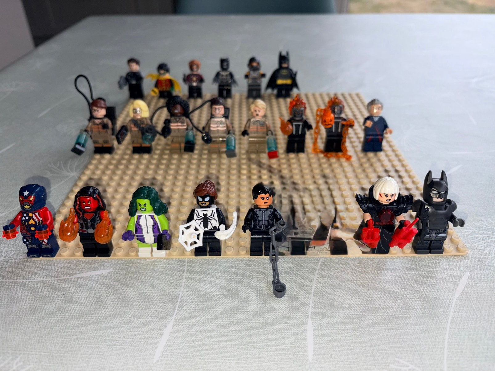 Lego film figuren (Ghostbusters - Marvel - DC Comics), Marvel, Lego, Ophalen of Verzenden, Zo goed als nieuw