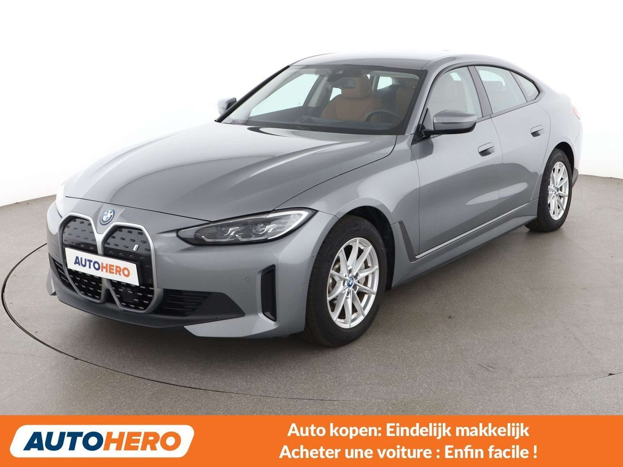 BMW i4 eDrive40 Gran Coupe (bj 2023, automaat), Auto's, 4 deurs, Achterwielaandrijving, 340 pk, Leder