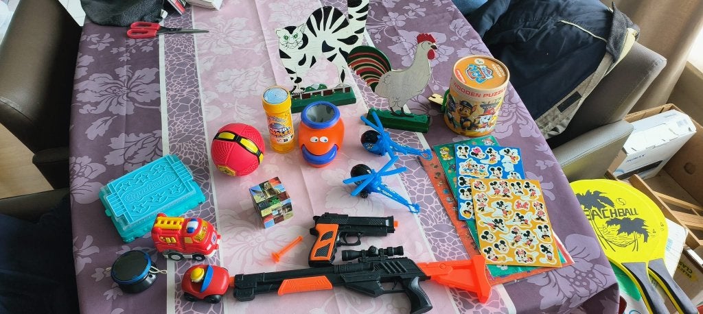 Doos met verschillend speelgoed, Ophalen of Verzenden, Gebruikt, Jongen of Meisje