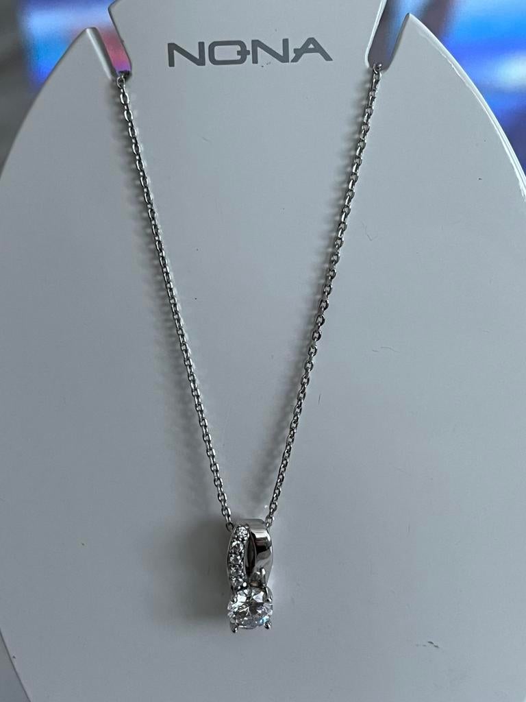 Zilveren  ketting 925 Nona silver, Ophalen of Verzenden, Zo goed als nieuw