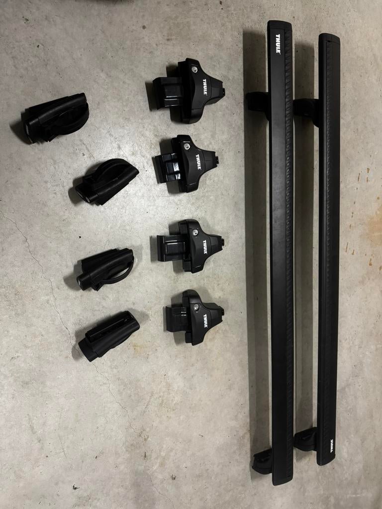 Wingbar evo Thule + kits, Enlèvement, Utilisé