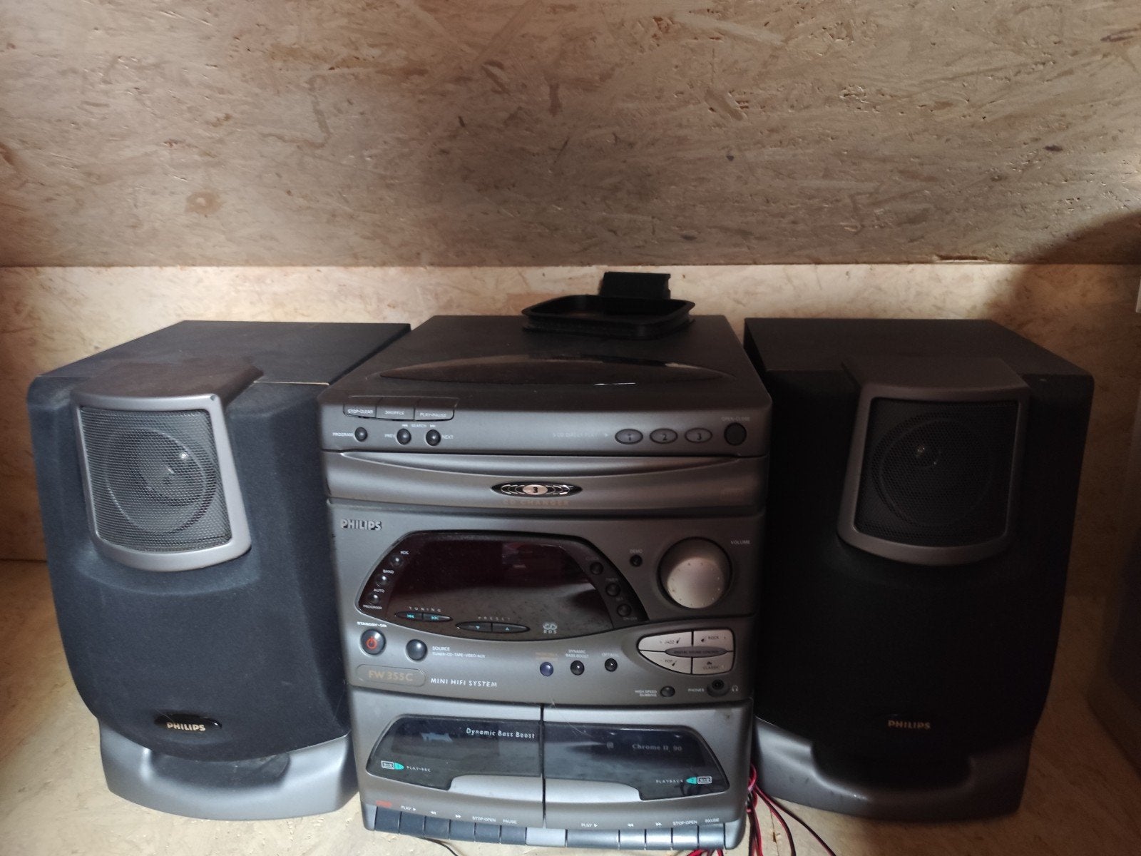 radio installatie met 2 boxen, Audio, Tv en Foto, Ophalen