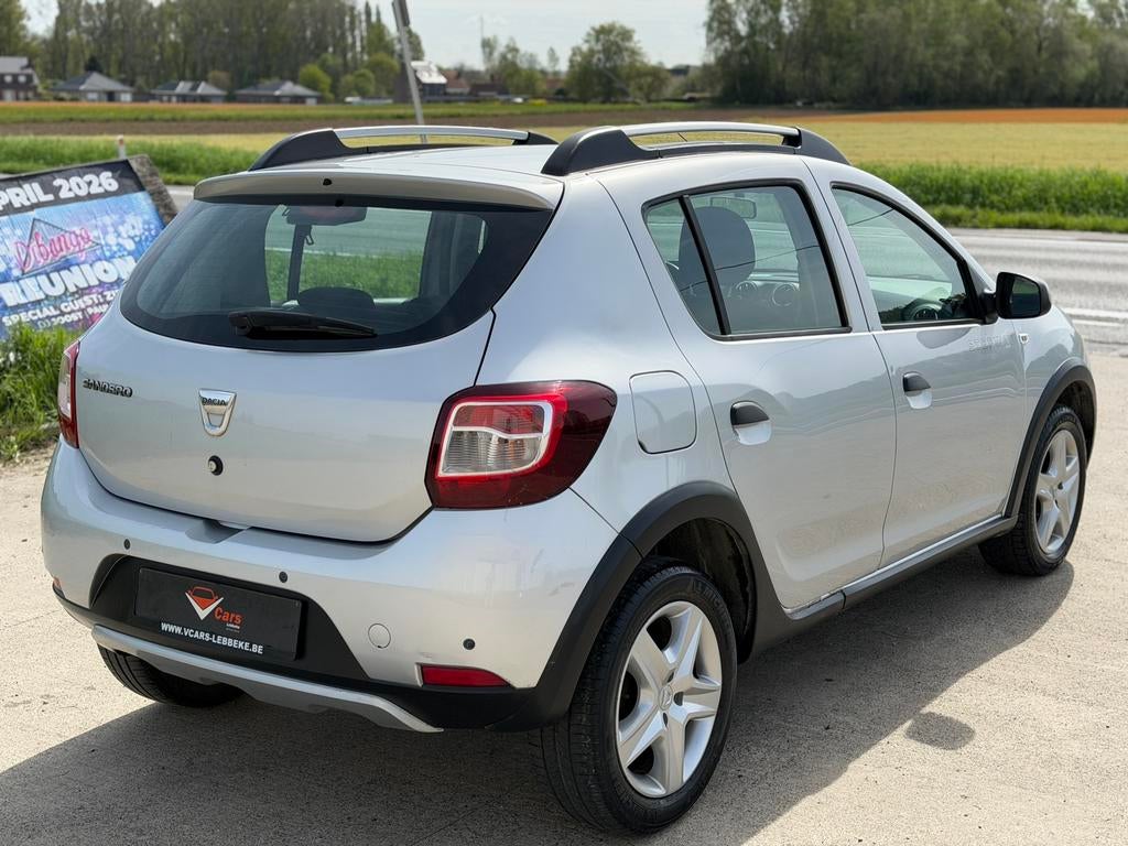 Dacia sandero stepway benzine navi airco + keuring en gar., Auto's, Dacia, Bluetooth, Bedrijf, Handgeschakeld, Sandero Stepway