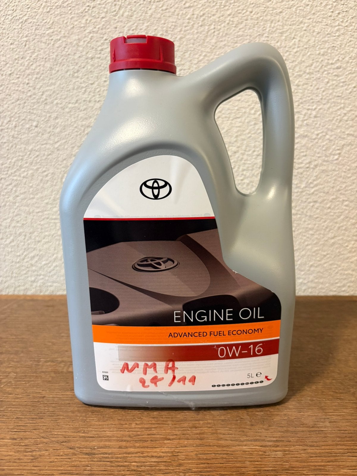 Toyota 0W-16 5 liter motorolie, Ophalen