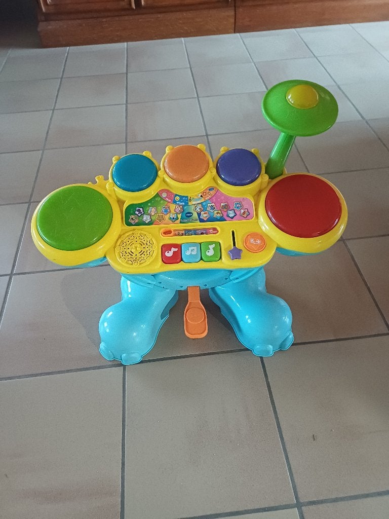 speelgoed drumstel, Enlèvement, Utilisé, Électronique, Avec lumière
