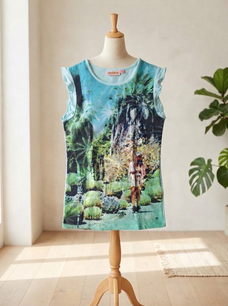 Turquoise top Someone maat 152, Kinderen en Baby's, Meisje, Ophalen of Verzenden, Zo goed als nieuw, Shirt of Longsleeve