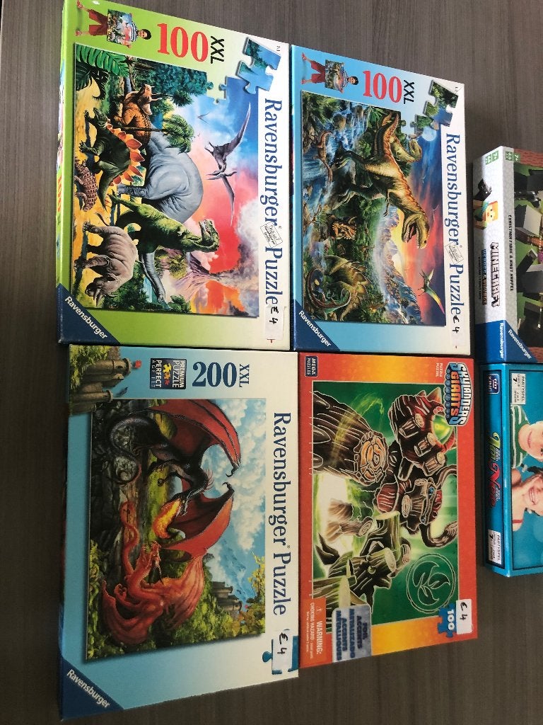 Dinosaurussen puzzels, Kinderen en Baby's, Ophalen, Zo goed als nieuw