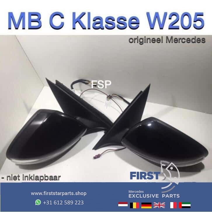 MB W205 C63 AMG spiegel set links / rechts Mercedes C Klasse