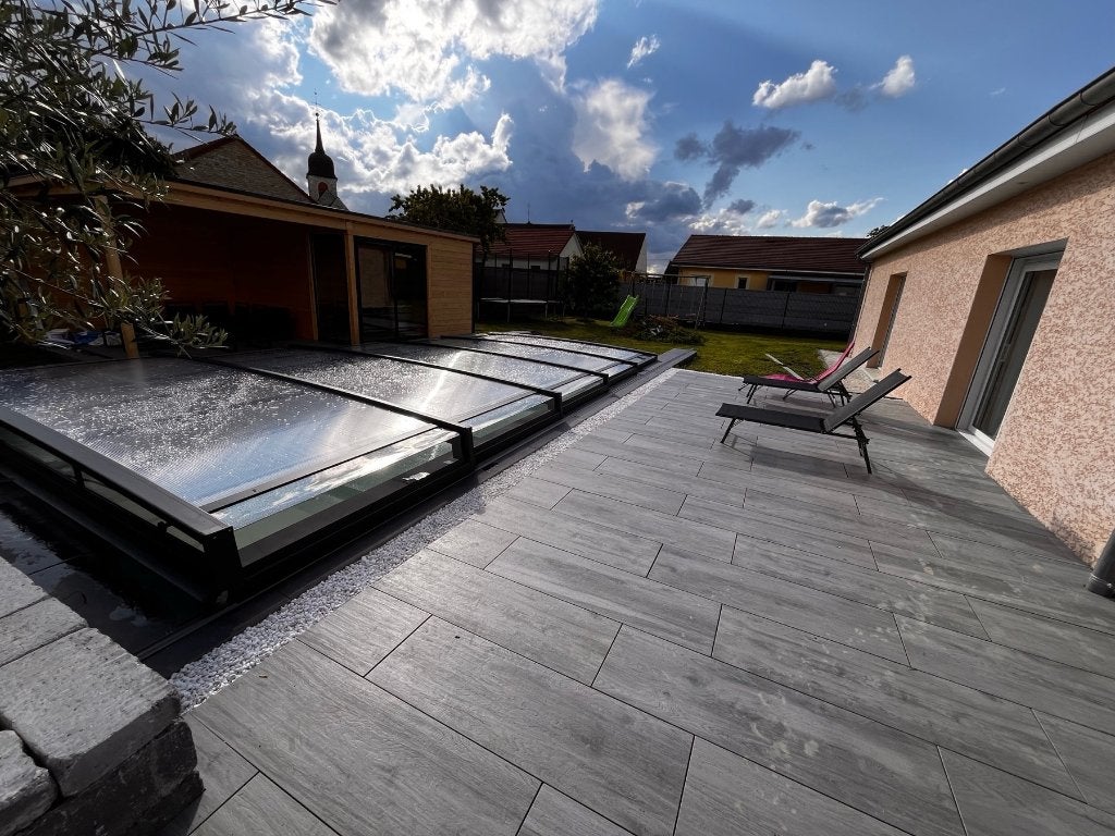 Abri de piscine extra bas, Enlèvement ou Envoi, Neuf, Couverture de piscine