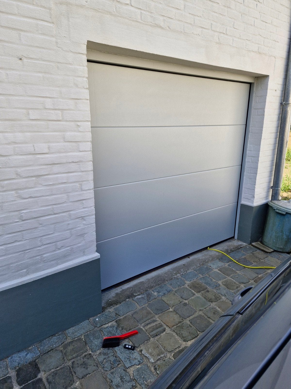 sectionale garagepoort, Doe-het-zelf en Bouw, Ophalen, 200 cm of meer, Zo goed als nieuw, 200 cm of meer