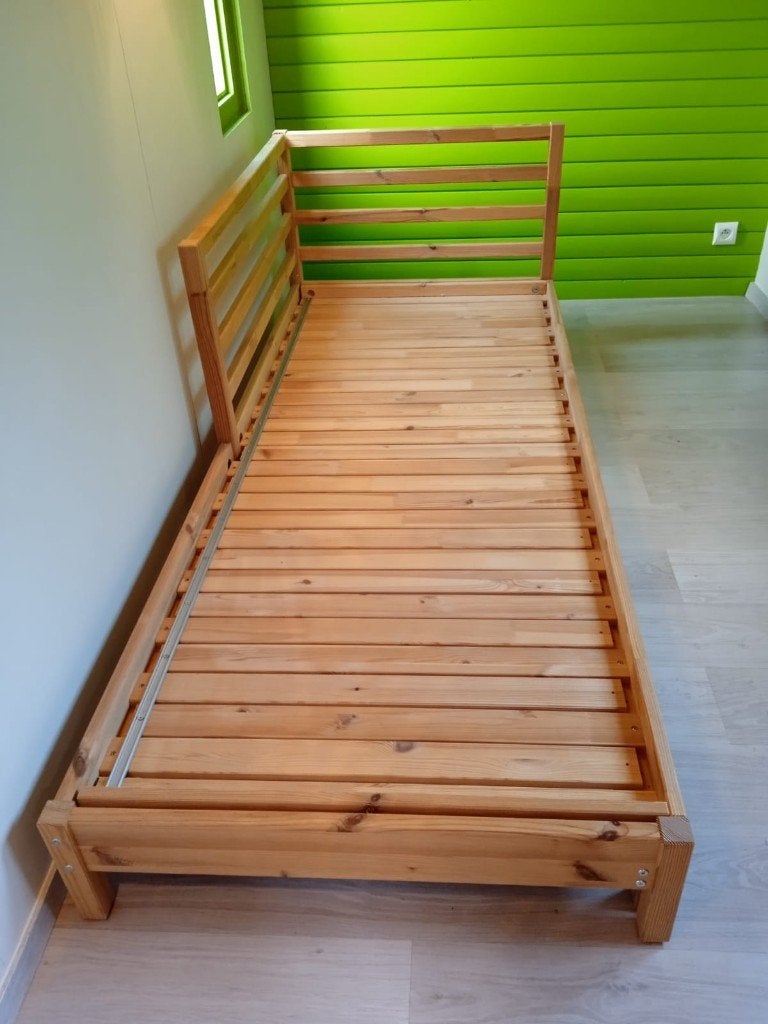 Logeerbed, Ophalen, Bruin, Tweepersoons, Scandinavian