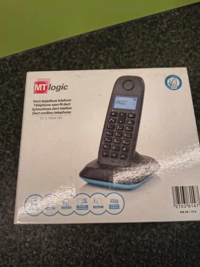 MT Logic DECT draaloze telefoon, Ophalen, Zo goed als nieuw