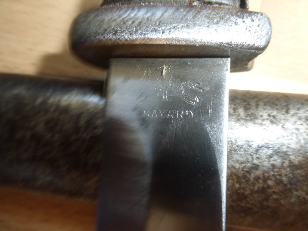 Baionnette Mauser 84/98 2e type Bayard ww1 1916, Collections, Envoi, Armée de terre, Couteau ou Poignard