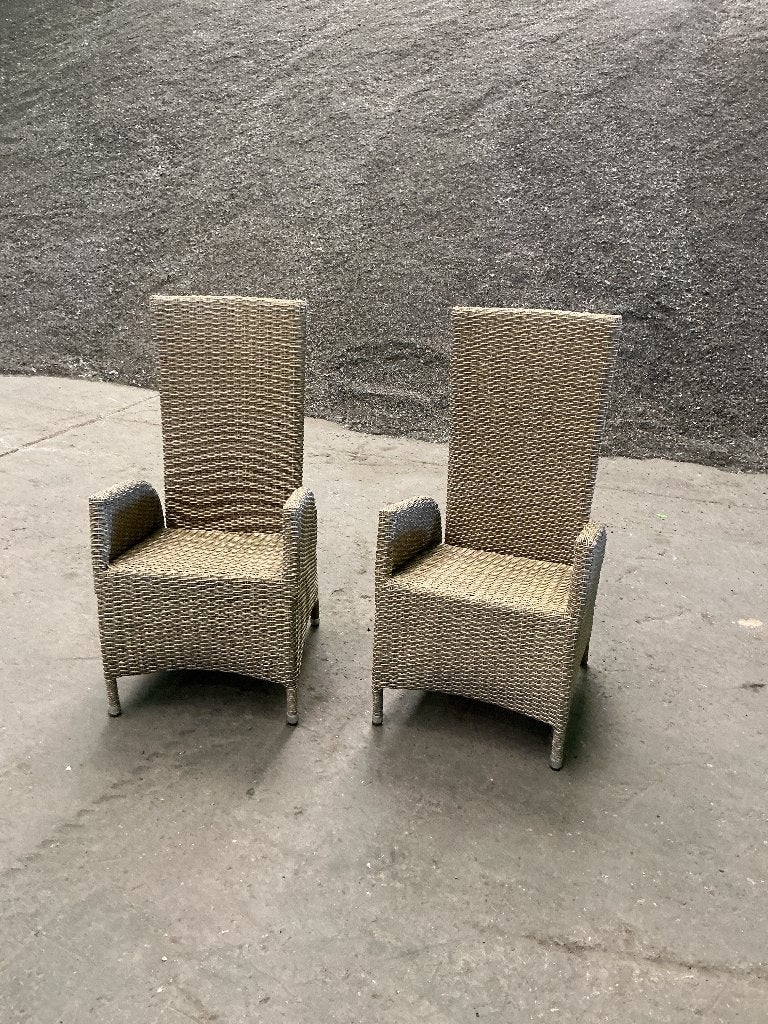 Chaises de jardin en plastique (2 pièces), Jardin & Terrasse, Chaises de jardin, Enlèvement, Utilisé, Synthétique, Ajustable