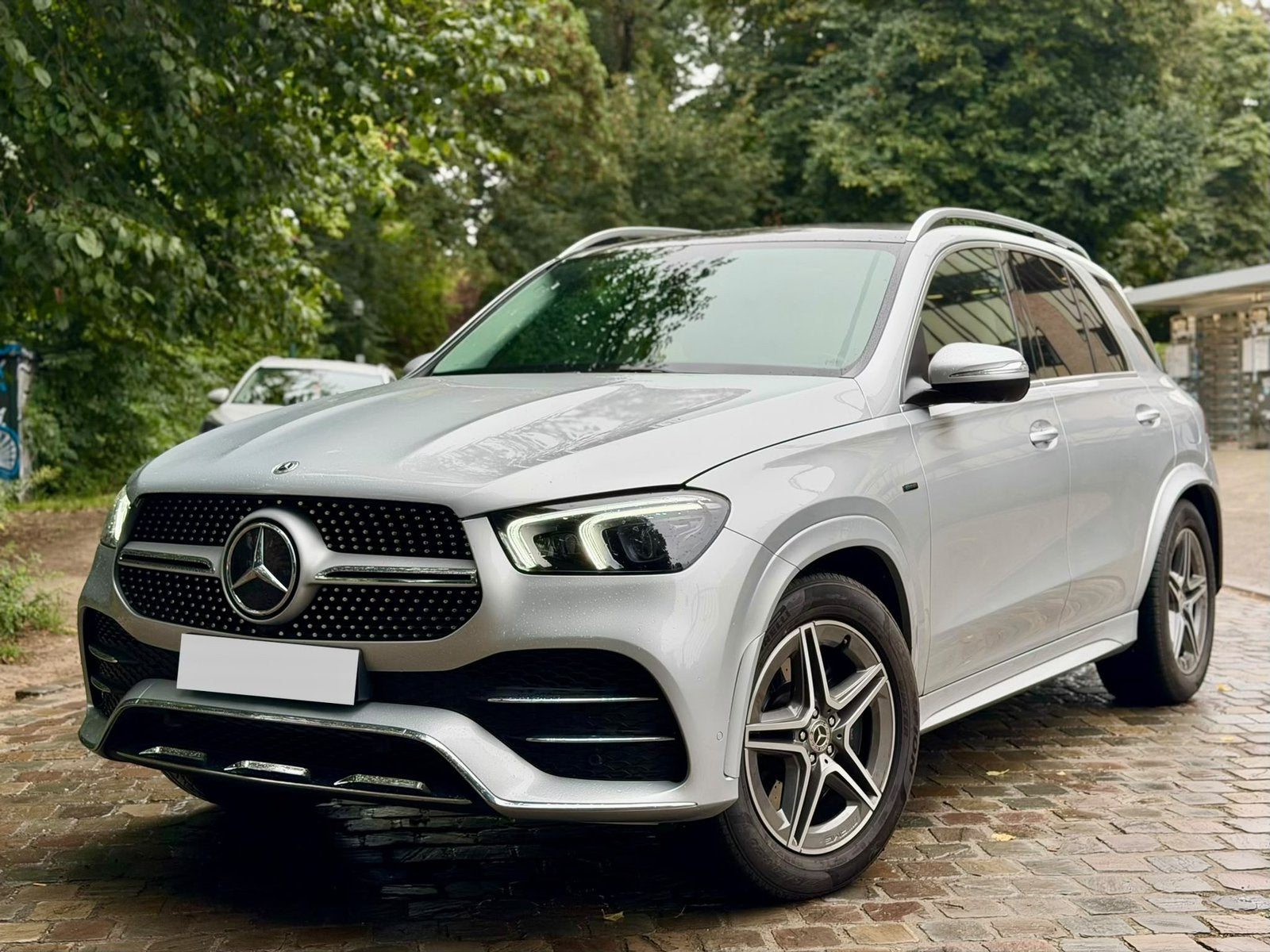 Mercedes gle350de amg, Autos, Cuir, Argent ou Gris, Achat, Euro 6