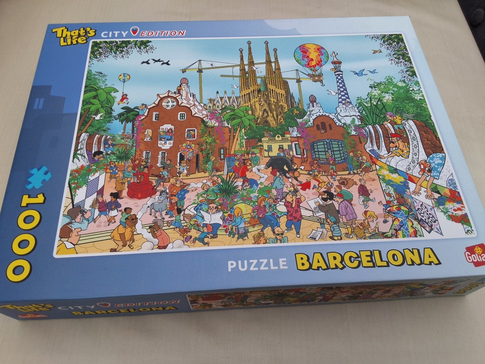 Puzzel Barcelona, Ophalen