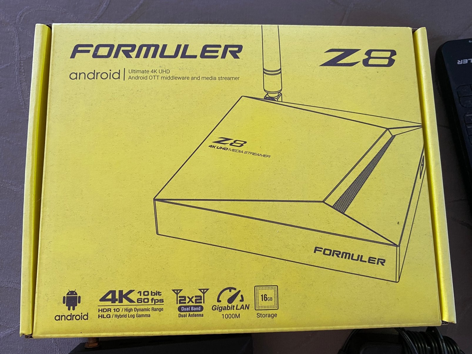 Formuler Z8 - Box TV Android 4K UHD (Boîte complète), Enlèvement, Comme neuf