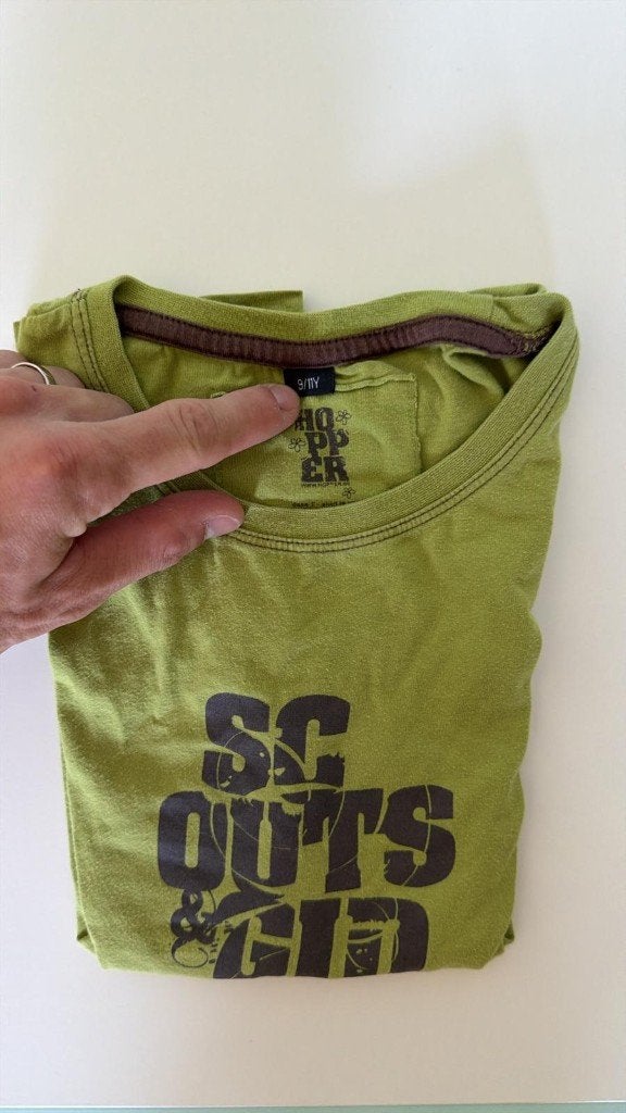 Tshirt scouts & gidsen vlaanderen 9/11Y, Ophalen of Verzenden, Gebruikt, Kleding
