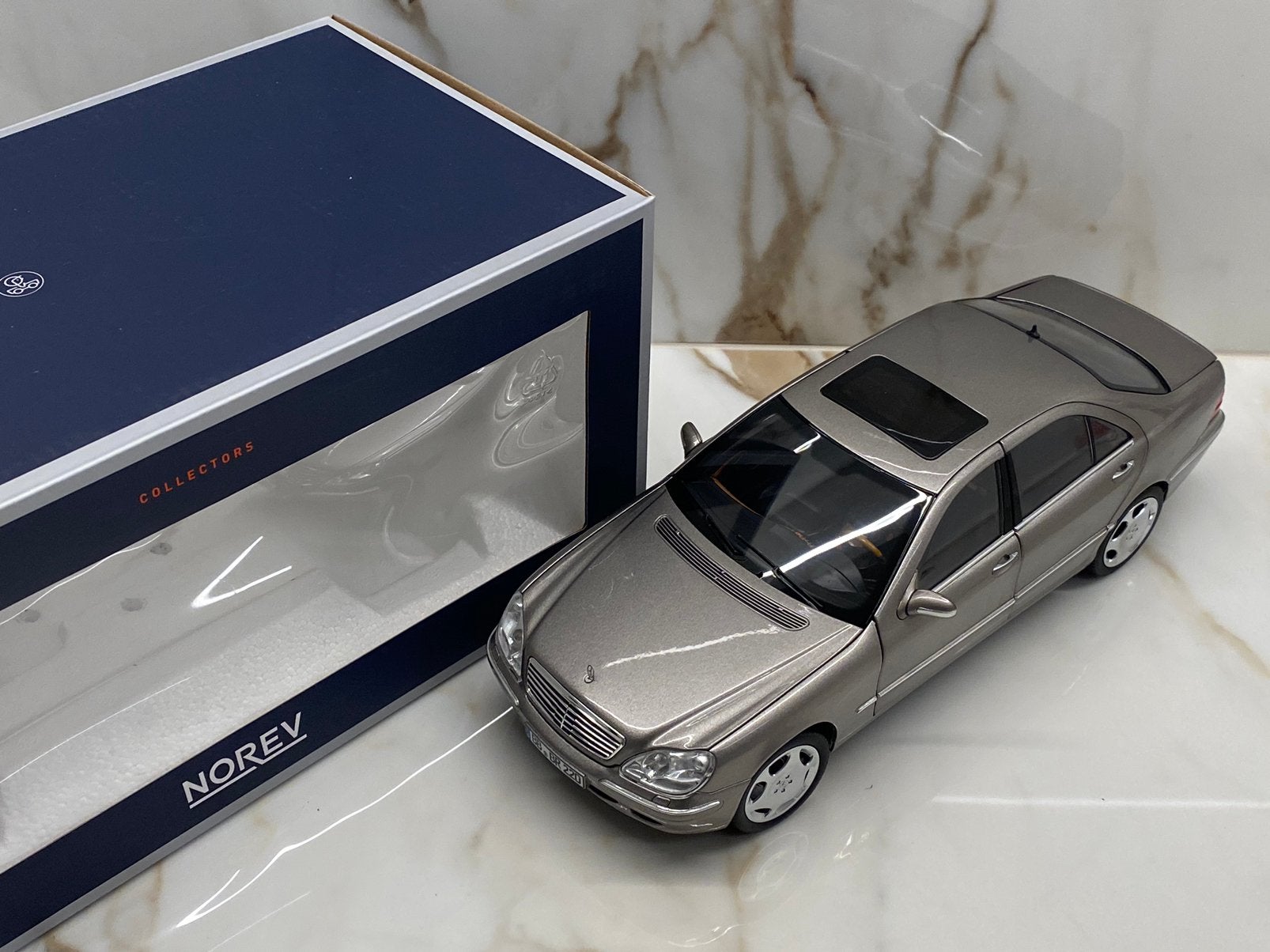 Norev Mercedes-Benz S600 - 1997 - 1:18, Ophalen of Verzenden, Zo goed als nieuw, Auto, Norev