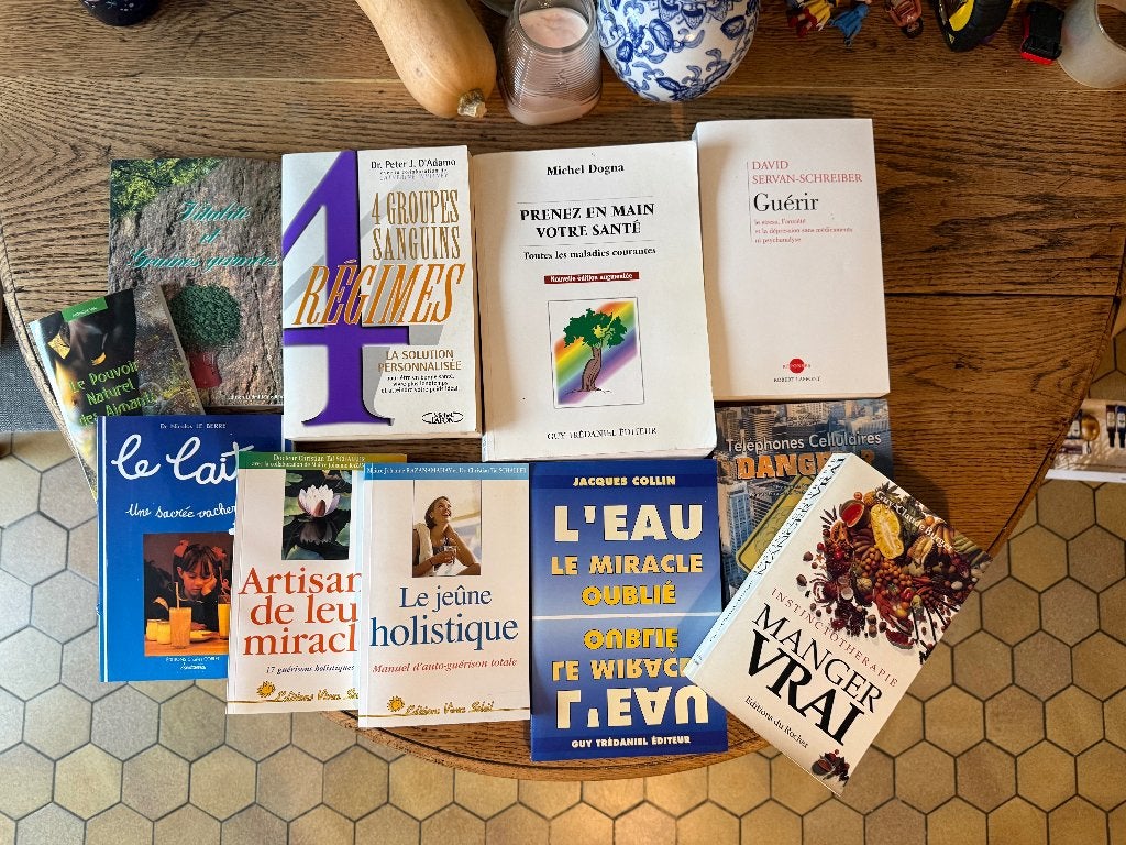 Lot 10 livres Naturopathie / Santé alternative & Nutrition, Enlèvement ou Envoi