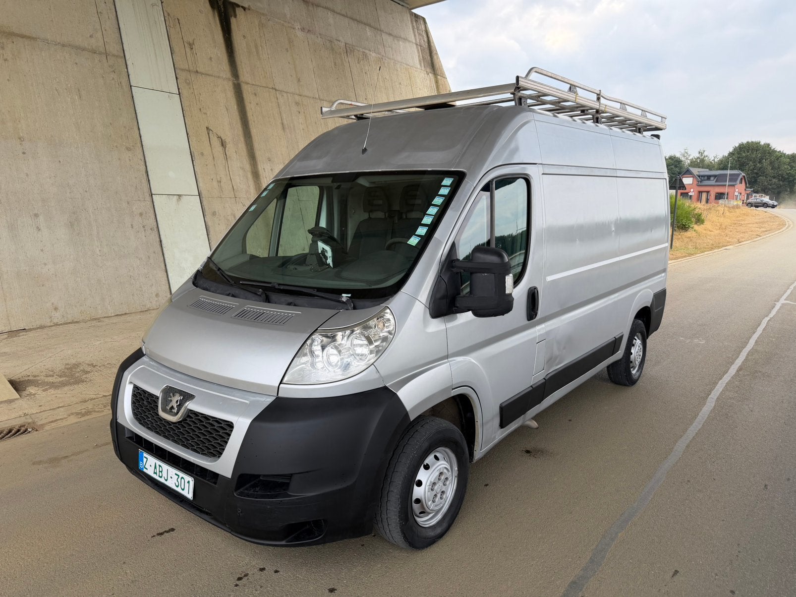 Peugeot boxer 2.2hdi l2h2 170.000dkm 3pl lichte vracht, Bedrijf, Trekhaak, Te koop, Peugeot