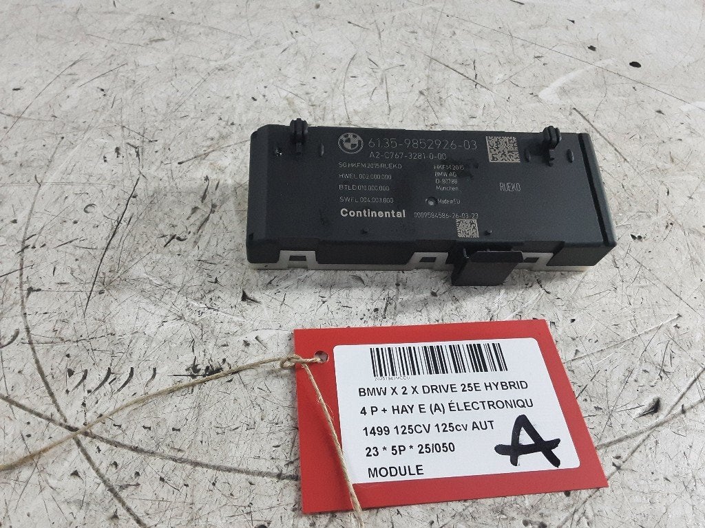 COMPUTER BMW X2 (F39) (01-2017/10-2023) (61359852926), Gebruikt, Mevr. I. Hauben, BMW, Rue de l'Espoir 34 34
4030  GRIVEGNÉE, BE