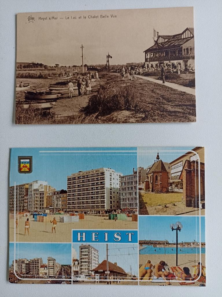 POSTKAARTEN HEIST AAN ZEE, Envoi, Affranchie, Flandre Occidentale