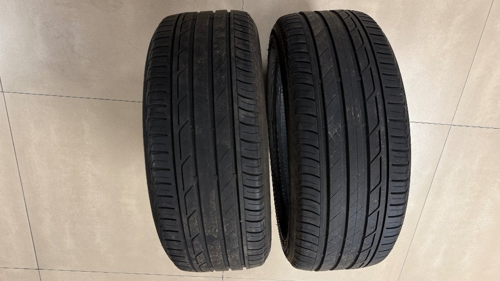 2 Pneus été Bridgestone 215/50/18, Autos : Pièces & Accessoires, 215 mm, Pneus été, Enlèvement, Utilisé