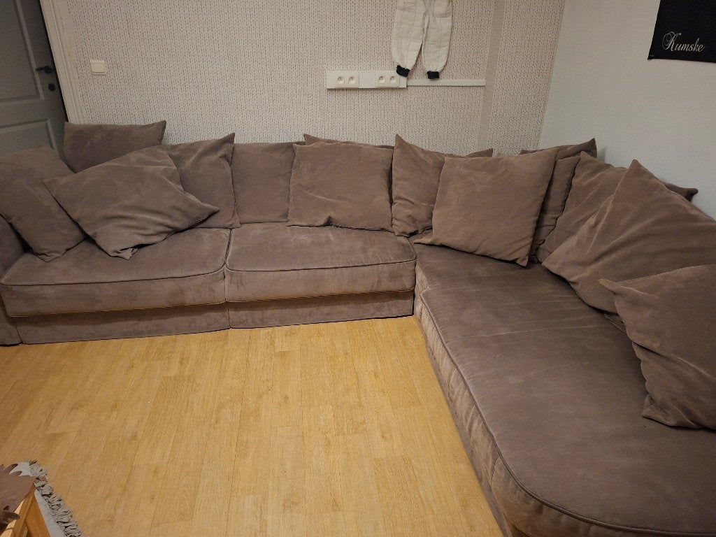 Zetel, Ophalen, Hoekbank, Zo goed als nieuw, Stof