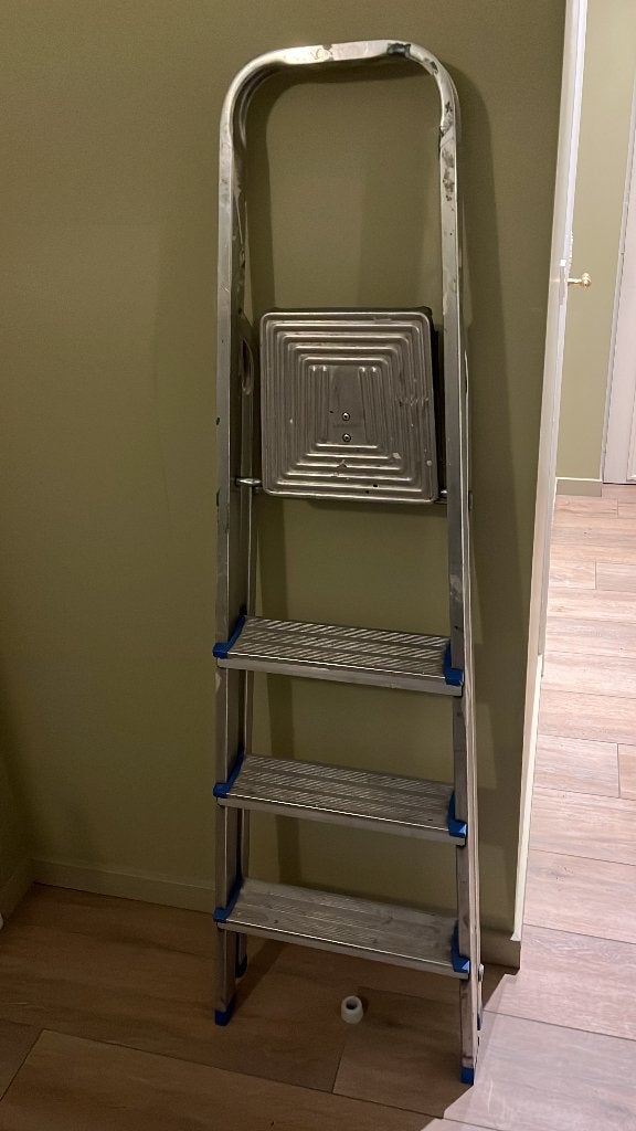 huishoudladder 4 treden, Ophalen, Gebruikt, Trap, Minder dan 2 meter