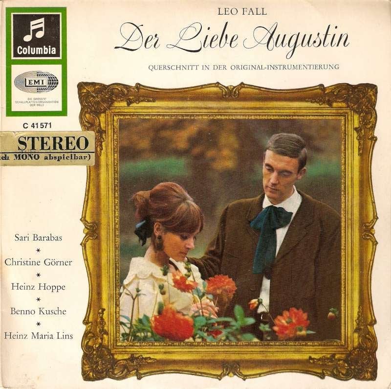 EP Leo Fall - Der liebe Augustin, Klassiek, 7 inch, Ophalen of Verzenden, Zo goed als nieuw