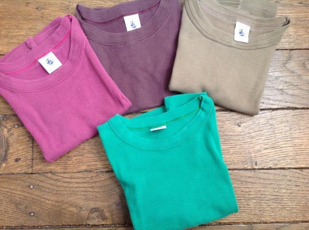 Tee-shirts Petit Bateau 4 ans (lot de 4), Enfants & Bébés, Garçon ou Fille, Autres types, Enlèvement, Utilisé