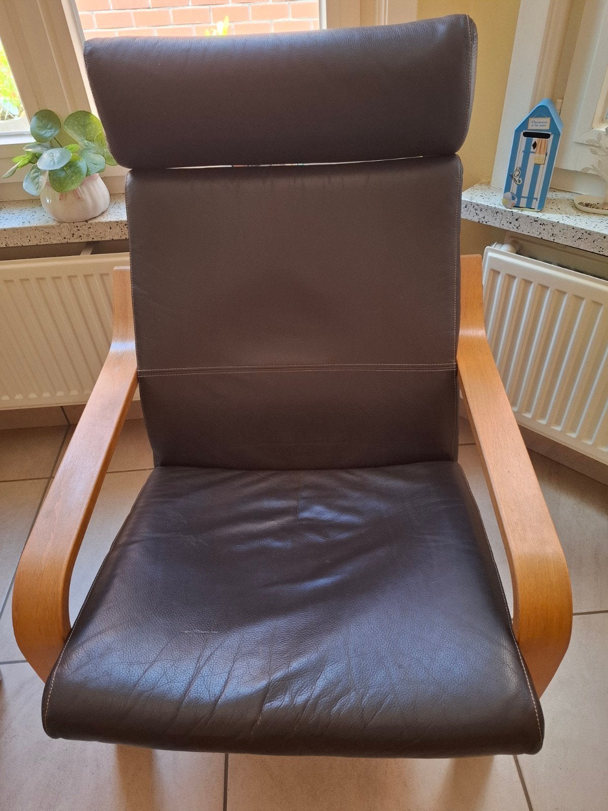fauteuil cuir, Enlèvement, Utilisé, Cuir