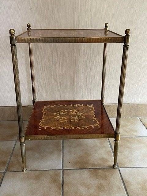 Table d'appoint, Maison & Meubles, Vintage, Moins de 55 cm, Carré, Enlèvement