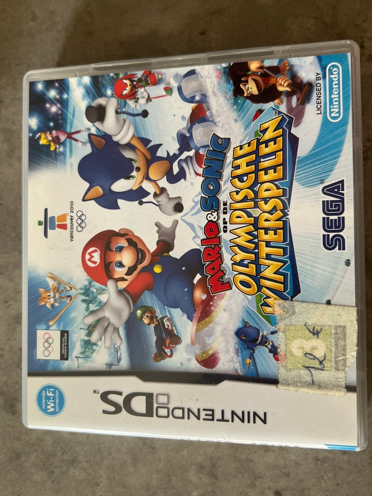 Mario en sonic, Ophalen, Zo goed als nieuw