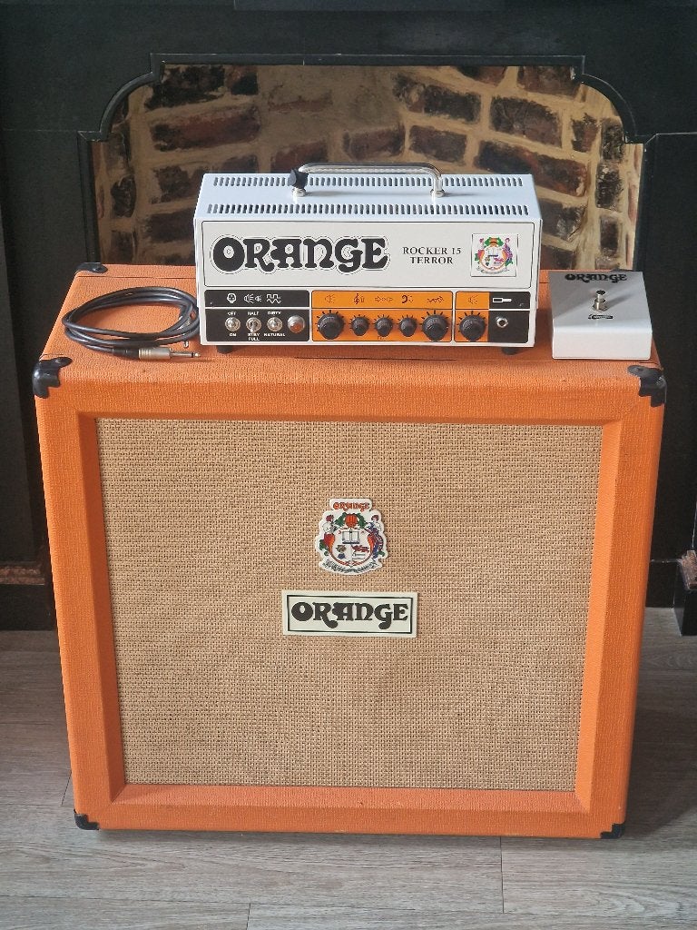 Orange PPC410 Cabinet (160 W) + Rocker 15 Terror Amp Combo, Muziek en Instrumenten, Versterkers | Bas en Gitaar, Zo goed als nieuw