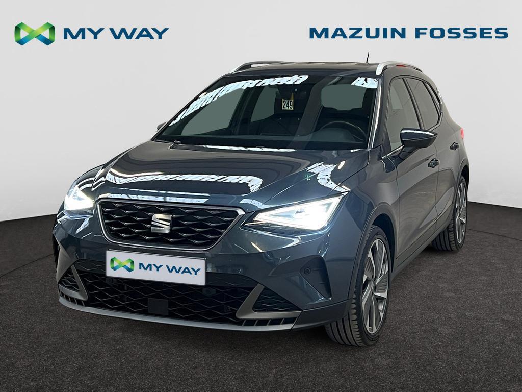 Seat Arona Arona 1.0 TSI FR Edition, Auto's, Arona, Handgeschakeld, SUV of Terreinwagen, Zilver of Grijs