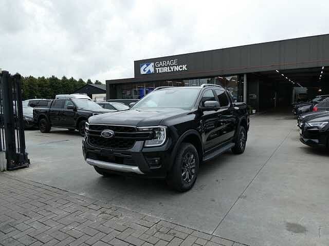 Ford Ranger 3.0 V6 240pk WILDTRAK 4x4 Rolluik Full Option, Euro 6, Entreprise, Automatique, Noir